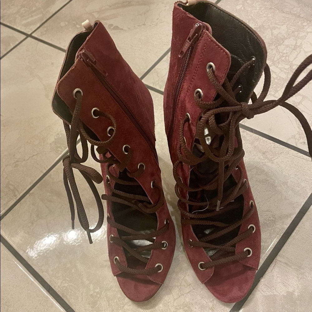 Mulberry SJP Lace Up Booties